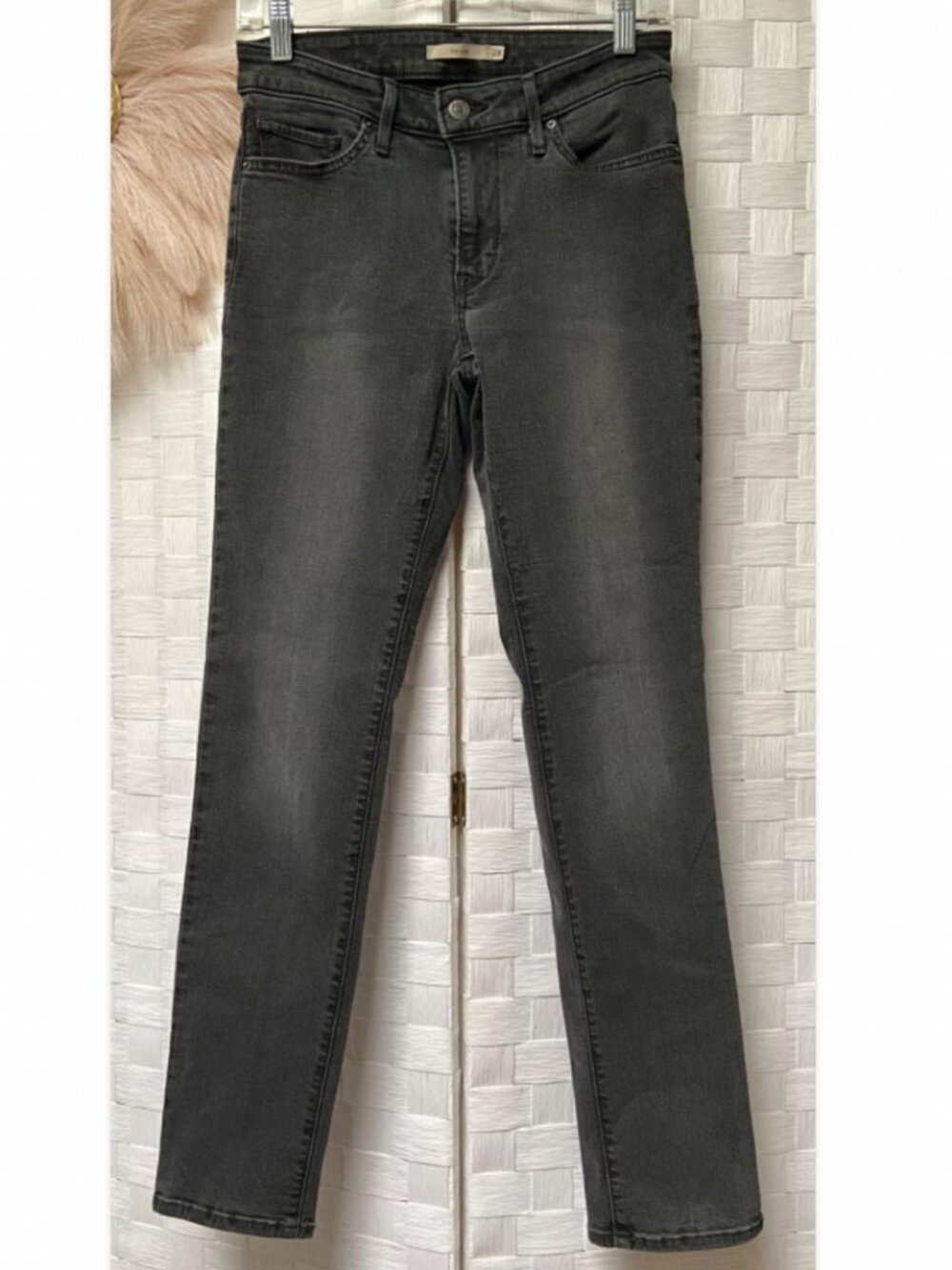 Levi's Levis Straus 712 Slim Gray Jeans Pants Size 28